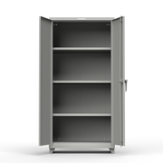 Strong Hold 14 ga. Clearview Industrial Cabinet with Single Door 30 inW x 24 inD x 75 inH 2.66-1LD-243-L